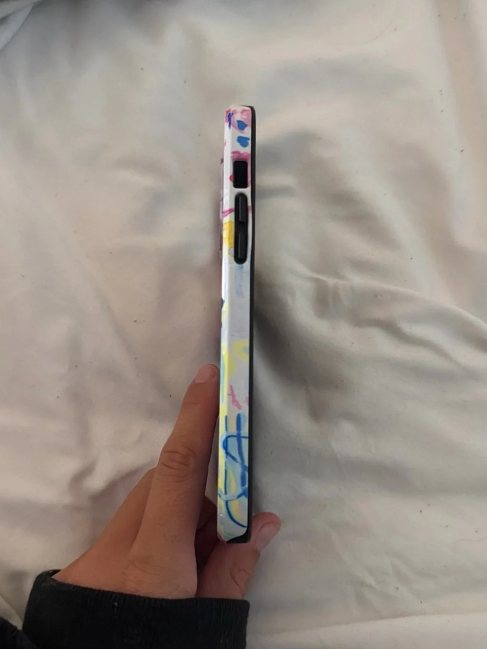 Stylish 'Brunettes Have More Fun' Pink & Blue Phone Case